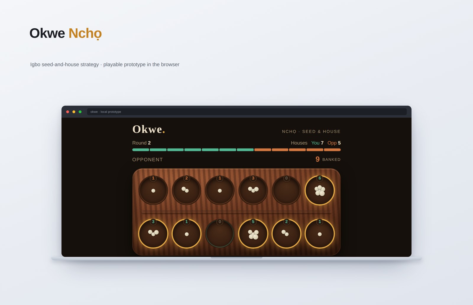 Okwe Nchọ — Playable web prototype